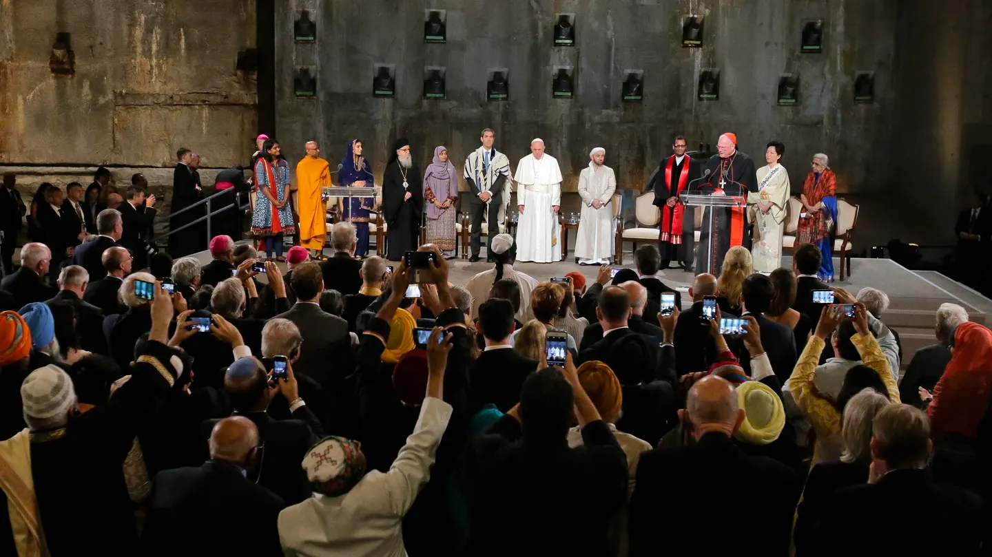 Interfaith gathering with Pope Francis inside the 9/11 Museum